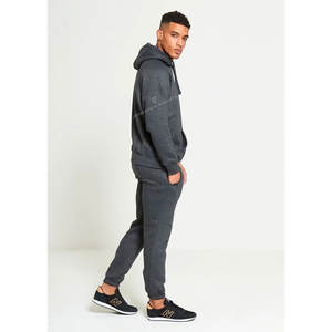 Prix usine en gros, logo personnalisé, ensemble de survêtement sportif d'hiver en molleton 100% coton, sweat à capuche et pantalon de survêtement, 340 grammes, décontracté, coupe classique - Product Image 4