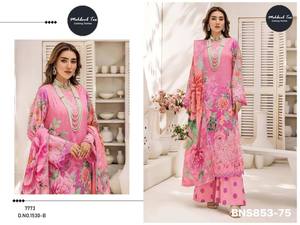 Proveedor de conjuntos de salwar-kameez y dupatta de algodón de calidad de exportación india con estampado y bordado, procedente de la India. - Product Image 5