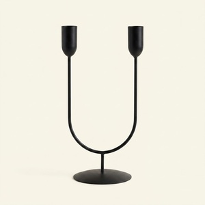 Juego de 3 Portavelas Cónicos Dorados, Candelabros de Metal de Lujo con Tallo Delgado para Centros de Mesa de Boda y Decoración Minimalista del Hogar - Product Image 2