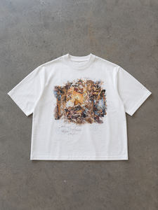 เสื้อยืดผู้ชายไซส์ใหญ่ ผ้าฝ้ายถัก 100% สไตล์วินเทจ ทรงโอเวอร์ไซส์ ทรงปกติ ลุคทำสีซีดแบบดิสเทรส พรีเมียม สตรีทแวร์ - Product Image 3