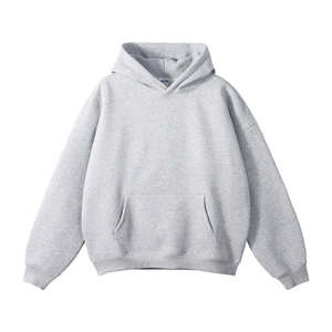 เสื้อฮู้ดดี้ผ้าฝ้าย 350gsm ขายส่ง สกรีนลายตามสั่ง ทรงโอเวอร์ไซส์ ไหล่ตก ผ้าฟลีซหนานุ่ม - Product Image 1