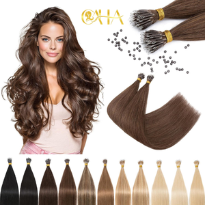 Extensions de cheveux naturels Remy vietnamiens I-Tip, 100g, fixation Nano Ring, colorées, double épaisseur, vente en gros OEM ODM, directement de l'usine - Product Image 6