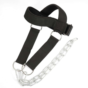 Adjustable Strong Heavy Duty Neoprene <b>Head</b> Harness for Weightlifting <b>Training</b>-Customized Color Logo Breathable Lightweight - Product Image 3