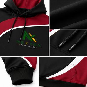 Conjunto Deportivo Personalizado por Sublimación, Sudadera con Capucha y Pantalones Deportivos para Hombre, Uniforme de Equipo - Product Image 5