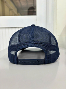 Wholesale Hand 3D Embroidered 5-Panel Polyester Unisex Trucker Caps Custom Logo Outdoor Comfortable Structured Cap Vietnam OEM - Product Image 2