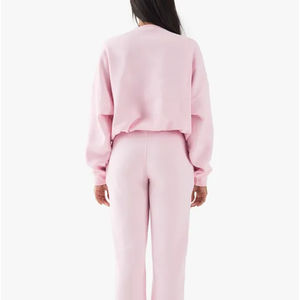 Pull molletonné en polaire à col rond pour femme, 100 % laine, coupe oversize, idéal pour le sport et l'hiver – Meilleures ventes – Service OEM disponible - Product Image 5