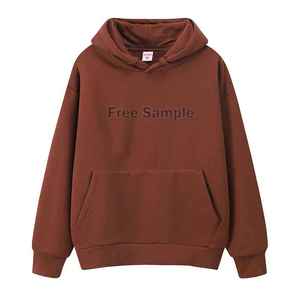 Sweat à capuche premium 1 pièce en molleton épais 500 g/m² avec impression 3D grandes lettres, coupe ample pour l'entraînement - Product Image 6