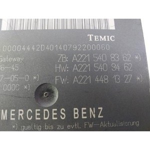 ECU และโมดูลคอมพิวเตอร์มือสองสำหรับรถยนต์ S-class รุ่น 2215408362 - Product Image 4