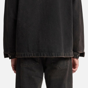 Stylish Everyday Men Denim T Shirt With Turn <b>Down</b> Collar & Full Sleeves With Button Closure For Comfort High Quality Cheap Rate - Product Image 6