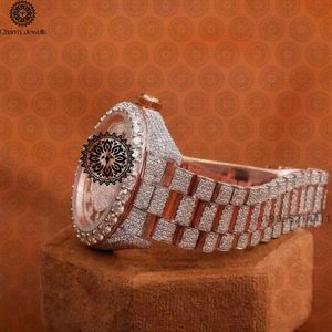 Charm Jewells Luxury Stainless Steel <b>Watch</b> Round Analog Quartz Movement Unisex 20mm Band Folding Clasp High Quality - Product Image 4