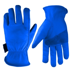 Heavy-Duty Goat Grain Leather <b>Driver</b> <b>Gloves</b> Reflective Safety Features Reinforced Construction General Purpose Abrasion - Product Image 3