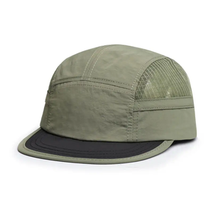 หมวกแก๊ป 5 แผงสำหรับผู้ชายและผู้หญิง วัสดุไนลอนตาข่ายแห้งเร็ว เหมาะสำหรับการตั้งแคมป์ กีฬากลางแจ้ง และสวมใส่ลำลองทุกวัน - Product Image 5