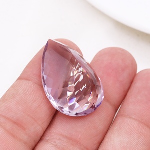 Venta al por Mayor de Amatistas Naturales de Grado Exclusivo, Corte Pera de 40 Quilates, 29x20mm, Color Morado Claro, Facetadas, Piedras Preciosas Sueltas para Joyería - Product Image 6
