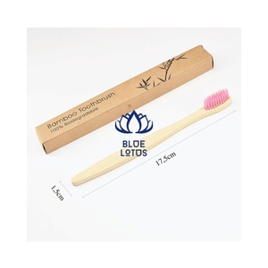 Cepillo de dientes de bambú de ALTA CALIDAD con cerdas suaves para limpieza de dientes sensibles y suministros ecológicos premium para compradores globales - Product Image 1