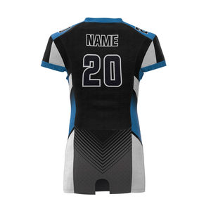 Maillot de football américain personnalisé OEM à manches courtes, haute performance, léger, avec options de couleur de logo personnalisé - DEESHA INDUSTRIES - Product Image 3