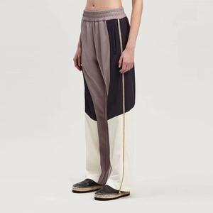 Private Label <b>Summer</b> Street wear Women's Flared <b>Pants</b> with Custom Logo Stylish Design 100% Cotton Customizable - Product Image 4