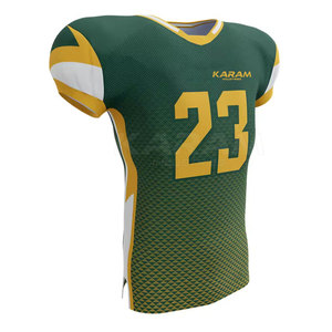 Maillot de football américain respirant de haute qualité personnalisé à manches courtes - Vente en gros disponible - Product Image 2
