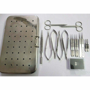 Juego de Instrumentos de Microcirugía de Mano PISSCO, Juego Completo de Instrumentos Quirúrgicos de Mano - Product Image 1