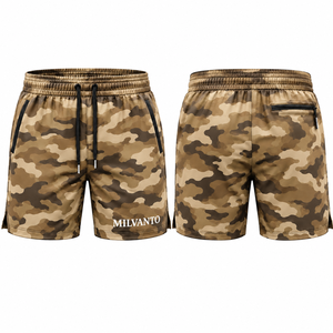 Nouveauté : Shorts de sport camouflage personnalisés pour hommes – Haute qualité, séchage rapide, respirants, anti-humidité, pour la gym, l'entraînement et le sport - Product Image 1