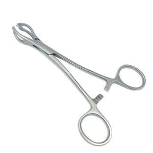 Lane DeBakey Atraumatic <b>Veterinary</b> <b>Instrument</b> 15.5cm (6") 1/2 Teeth Forceps Clamp CE Certified Class II Manual By Dentavex - Product Image 4