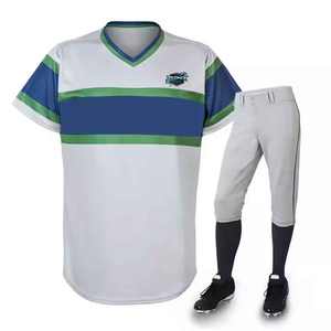 Uniforme de baseball respirant et confortable de haute qualité à faible MOQ, taille personnalisée pour hommes adultes - Product Image 1