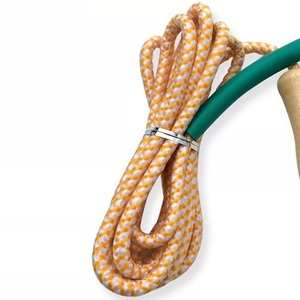 Corde à sauter Geo Brother Company GB-54 style 2026 avec poignée en bois, cordon vert 3M, durable, haute qualité, capacité de 1kg, unisexe, pour la maison - Product Image 2