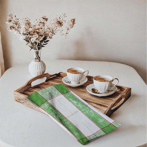 Serviettes de cuisine en coton rayé 100% coton, tissées, rectangulaires, écologiques, pour usage en cuisine - Product Image 5