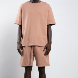 2026 High Quality Wholesale Custom Men's Summer T shirt & Shorts 2-Piece Heavyweight Clothes Shorts Logo Plus Size <b>Twinset</b> Man - Product Image 5