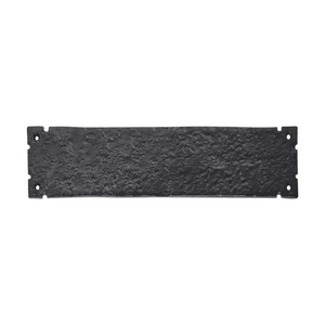 Plaque de porte industrielle en métal noir de haute qualité, installation par vis, pour usage domestique, Indra International INBA-8051, numéro de maison - Product Image 1