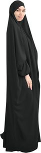 Abaya de Seda 100% Natural, Moda Islámica, Talla Grande, Vestido Maxi Holgado para Mujer, Personalizable, Tela Chifón, Venta al Por Mayor - Product Image 5