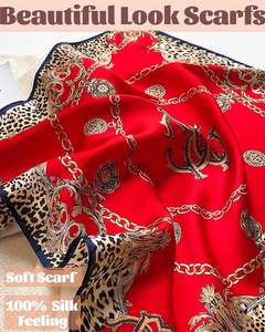 Pañuelo de Seda para Mujer, el Más Vendido, para la Cabeza, el Cabello o el Cuello, Suave y con Sensación de Satén - Product Image 4