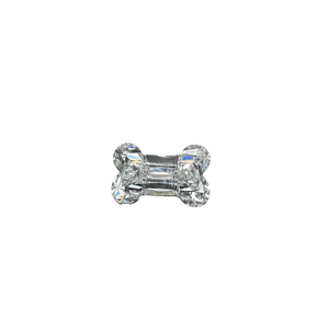 เพชรรูปทรงกระดูกที่สร้างขึ้นในห้องปฏิบัติการ Stonewels สี E ได้รับการรับรองจาก IGI เพชร HPHT CVD ปลูกในห้องปฏิบัติการ ขายส่ง - Product Image 1