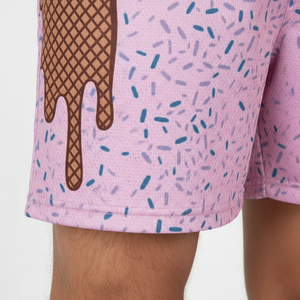 Short de bain décontracté vert pour adolescent, taille mi-haute personnalisée, doublure en maille de basketball de haute qualité, léger, séchage rapide, taille élastique - Product Image 5