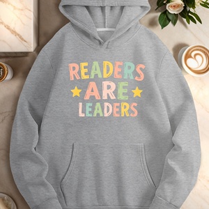 ผู้หญิง hoodies ลำลองของผู้หญิงผู้อ่านเป็นผู้นำ - Product Image 3