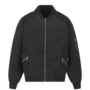 Custom Logo bomber <b>jackets</b> with <b>suede</b> bomber styling cropped bomber fit for US brands Wholesale Private Label - Product Image 3
