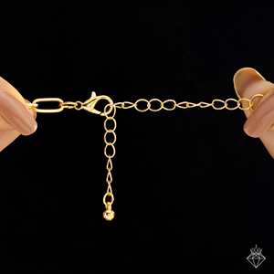 PRAO, collar Hasli de doble placa con textura ondulada, accesorio de moda antideslustre - Product Image 3