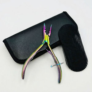 Pince à extensions capillaires multifonctionnelle à 3 trous, outil professionnel en acier inoxydable multi-plasma, la plus vendue, avec Velcro - Product Image 3