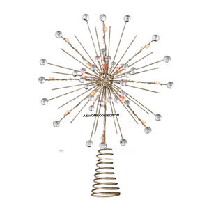 Artículos Navideños Modernos de Aluminio Abstracto con Diseño de Ciervo, Iluminación LED Hecha a Mano, Metal Ecológico - Product Image 5