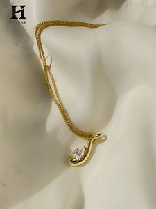 Elegant Pear-Cut Diamond <b>Pendant</b> Necklace in <b>Solid</b> <b>Gold</b> – Fine Jewelry by Heerak Diamonds - Product Image 5