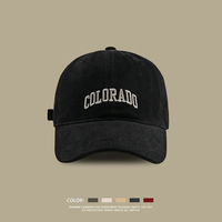Casquettes de baseball unisexes, nouveaux designs d'usine en gros, plusieurs couleurs, casquettes de baseball pour adultes unisexes, logo personnalisé, broderie de logo