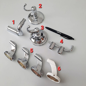 Heavy Duty Stainless Steel Clothes Pins Hanger Suitable <b>for</b> Bathroom Bedroom Kitchen Wall <b>Hook</b> <b>Rail</b> Hanging Scarf Heavy Duty - Product Image 3