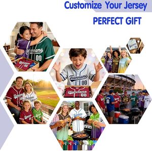 Custom <b>Baseball</b> Jersey – Personalized with Your Name, Number & Logo | Stitched or Printed | Men, Women, Youth Sizes - Product Image 4