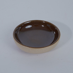 Plato de Cerámica de Gres con Esmalte Reactivo Marrón Crema para Salsas, Condimentos, Salsa de Soya, para Restaurantes Japoneses y Hoteles, Libre de BPA - Product Image 3