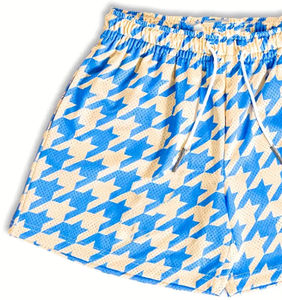 Custom Logo Sublimation Men's Shorts Double <b>Layer</b> Thick Mesh Fabric Shorts Style - Product Image 4