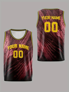 Camiseta de Baloncesto Reversible de Malla de Alta Calidad para Hombre, Diseño de Camiseta de Baloncesto de Última Moda, Camisetas de Baloncesto Personalizadas - Product Image 3