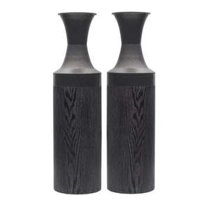 Vases à fleurs en métal de style mid-century, design côtier magnifique et admirable pour salon, chambre à coucher, table et bureau - Product Image 1