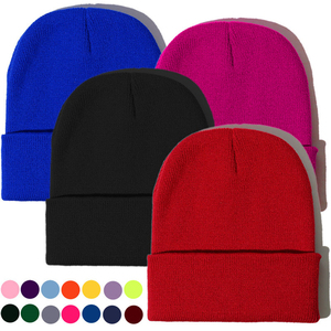 Gorro de Punto Acrílico de Alta Calidad Personalizado con Logotipo, Teñido Liso, Cálido, Transpirable e Impermeable para Playa y Viajes - Product Image 4