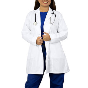 Blouse de laboratoire jetable anti-poussière personnalisée OEM, unisexe, en tissu non tissé médical de haute qualité, durable pour usage hospitalier - Product Image 3