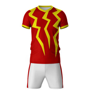 Prix de gros, uniformes de rugby sur mesure de haute qualité, 100% coton respirant, logo personnalisé imprimé pour hommes - Product Image 2