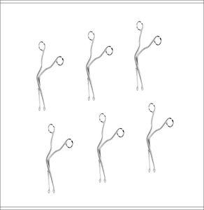 Forceps d'intubation Magill professionnels, autoclavables, en acier inoxydable, instrument chirurgical pour l'anesthésie, l'ORL et les urgences - Product Image 6